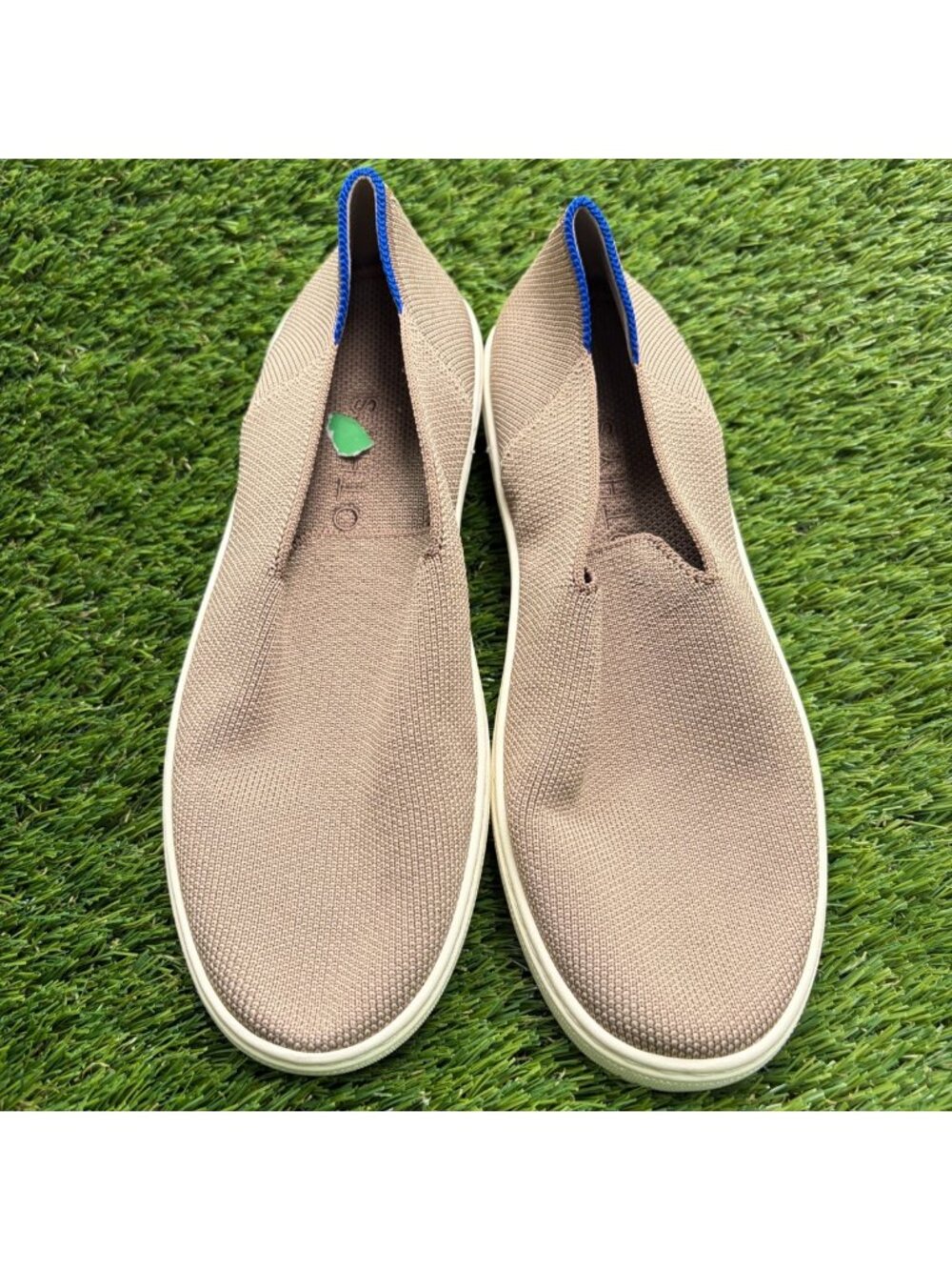 Rothy's The Original Womens Size 7.5 Tan Casual Walking Slip On Shoes Sneakers - Picture 5 of 9